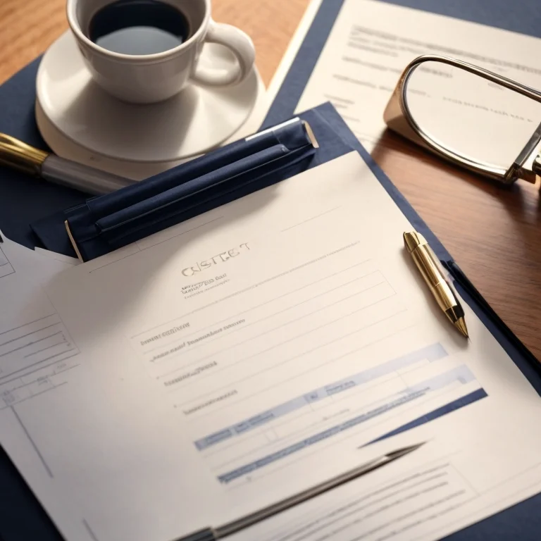 Illustration von juristischen Dokumenten in digitaler Form